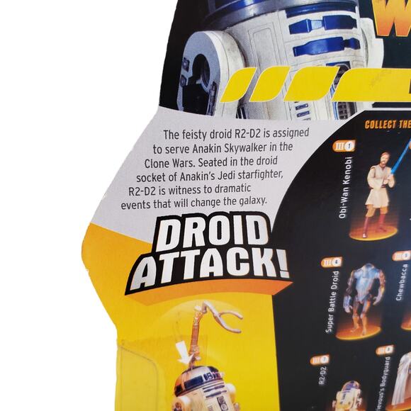 STAR WARS Revenge of the Sith R2-D2 Droid Attack 2005 NEW ROTS - Picture 6 of 12